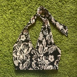 Zara Cropped Halter Top